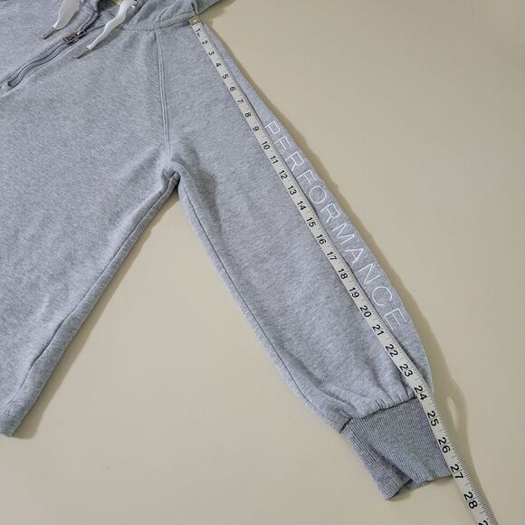 Calvin Klein Performance Women's Gray Quarter Zip Pullover Hoodie - Picture 9 of 15